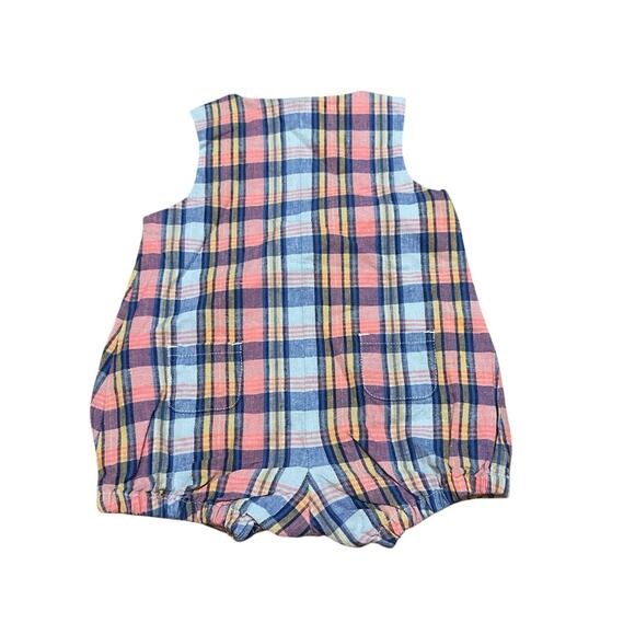NWT JANIE AND JACK Plaid Bubble Romper Size 3-6 Months - Picture 2 of 4